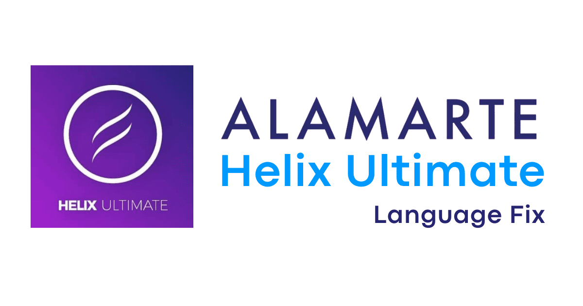 Alamarte Helix Language Fix